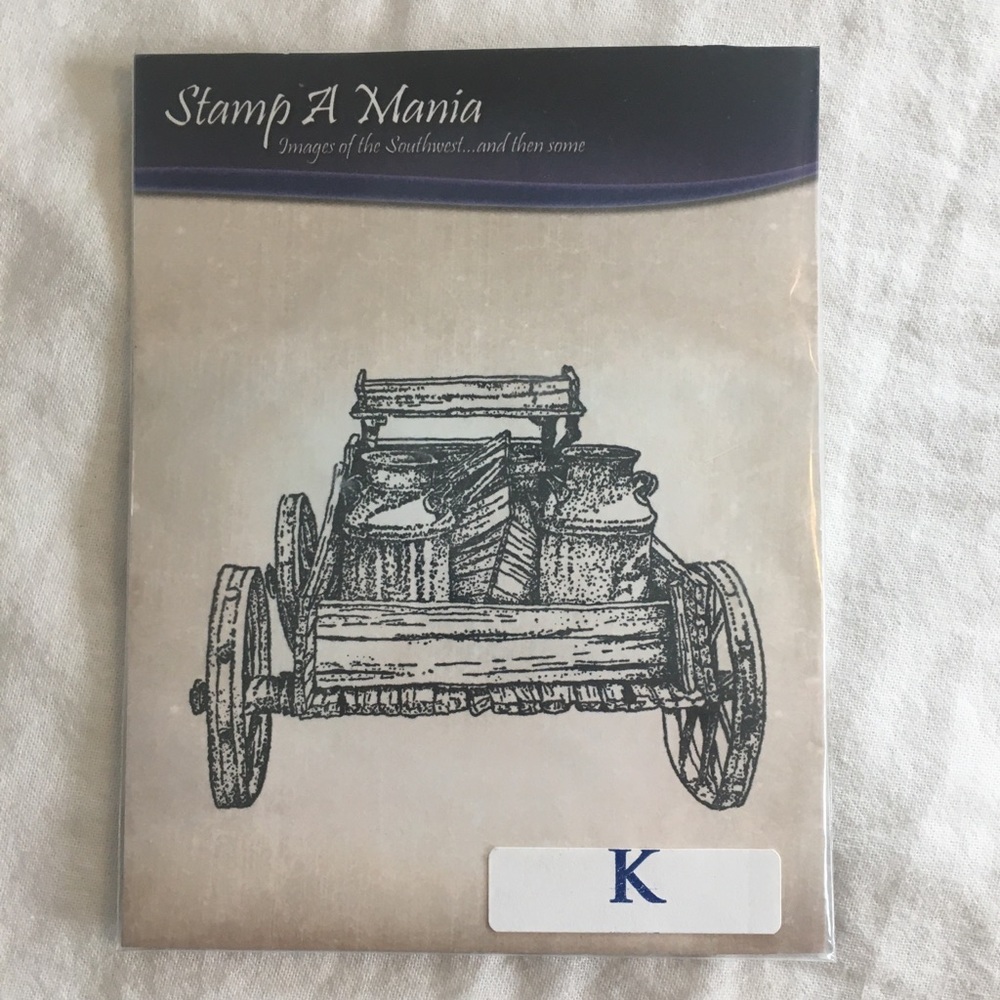 Stamp A Mania Cling Mounted Cart Stamp